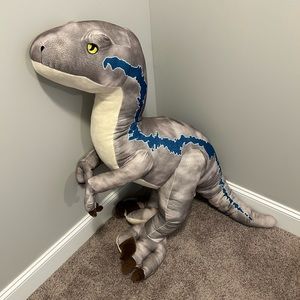 Jurassic World 40” Raptor Blue Plush Velociraptor Jumbo XL Huge